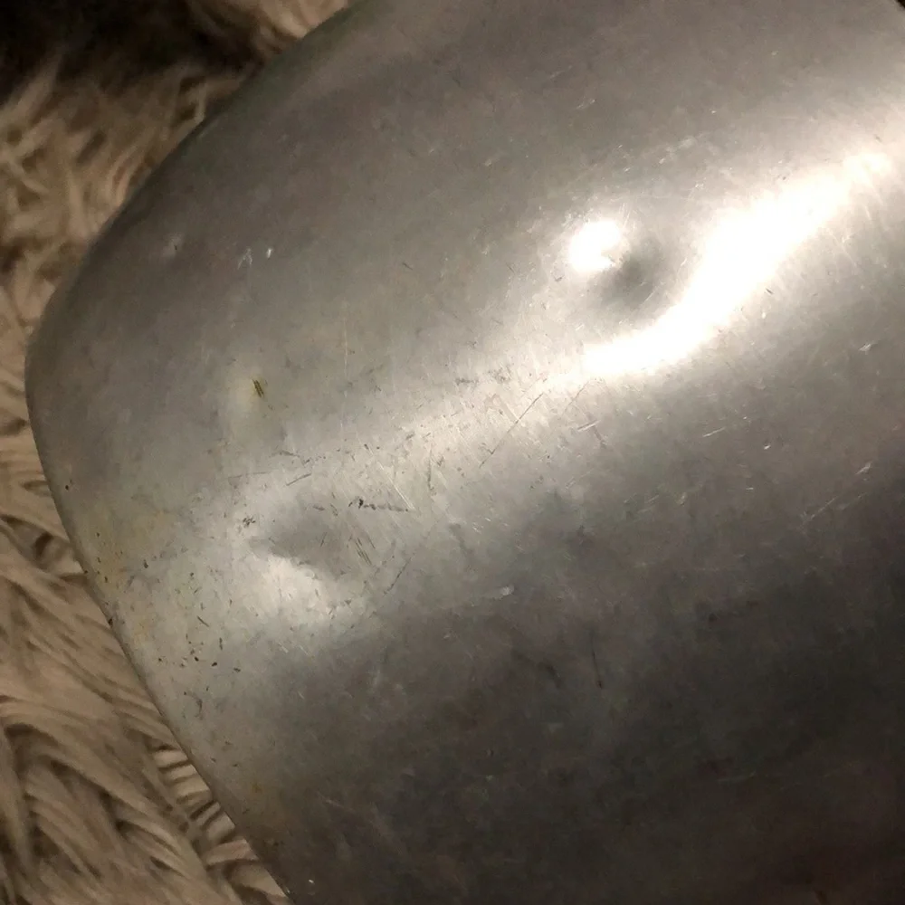 Vntg Metal “Jelly”Pot With Handle-Used Condition-9.5in diameter x 6.5 deep
